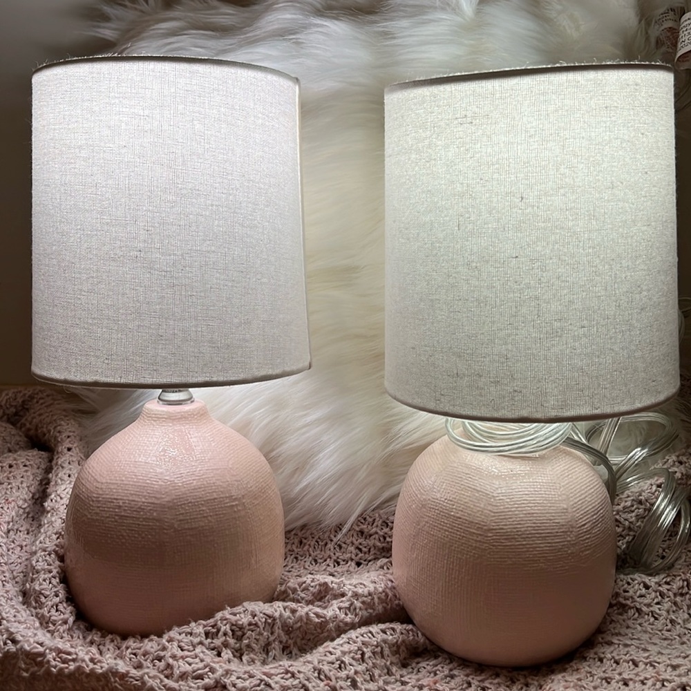 Blush lamp set